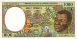 Central African States, 1,000 Franc, P-0402La