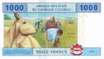 Central African States, 1,000 Franc, P-0407A