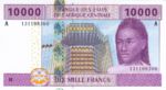 Central African States, 10,000 Franc, P-0410A