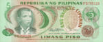 Philippines, 5 Peso, P-0160c