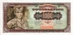 Yugoslavia, 1,000 Dinar, P-0075a