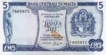 Malta, 5 Lira, P-0032b