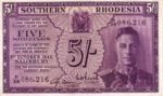 Southern Rhodesia, 5 Shilling, P-0008b