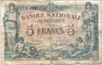 Belgium, 5 Franc, P-0075a
