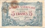 Belgium, 5 Franc, P-0075b