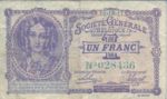 Belgium, 1 Franc, P-0086b