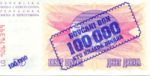 Bosnia and Herzegovina, 100,000 Dinar, P-0034a