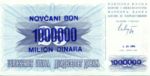 Bosnia and Herzegovina, 1,000,000 Dinar, P-0035a