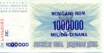 Bosnia and Herzegovina, 1,000,000 Dinar, P-0035b