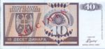 Bosnia and Herzegovina, 10 Dinar, P-0133s