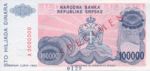 Bosnia and Herzegovina, 100,000 Dinar, P-0151s