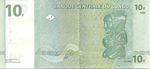 Congo Democratic Republic, 10 Franc, P-0087B