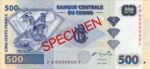Congo Democratic Republic, 500 Franc, P-0096s