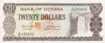 Guyana, 20 Dollar, P-0024d,BOG B4g