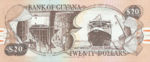 Guyana, 20 Dollar, P-0027 v2,BOG B5b