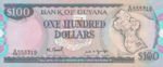 Guyana, 100 Dollar, P-0028 v2,BOG B6b