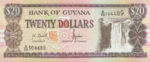Guyana, 20 Dollar, P-0030a,BOG B8a
