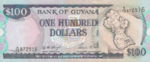 Guyana, 100 Dollar, P-0031 v3,BOG B9c