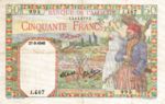 Algeria, 50 Franc, P-0084