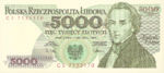 Poland, 5,000 Zloty, P-0150c,NBP B40c