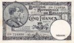 Belgium, 5 Franc, P-0108a
