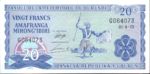 Burundi, 20 Franc, P-0021b