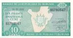 Burundi, 10 Franc, P-0033d v3