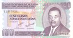 Burundi, 100 Franc, P-0044a