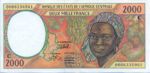 Central African States, 2,000 Franc, P-0103Cg