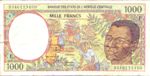 Central African States, 1,000 Franc, P-0302Fa