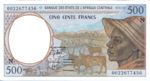 Central African States, 500 Franc, P-0501Ng