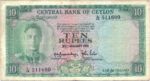 Ceylon, 10 Rupee, P-0048