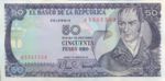 Colombia, 50 Peso Oro, P-0422a v2