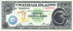 Chatham Islands, 5 Dollar, 