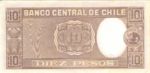Chile, 10 Peso, P-0120 Sign.1