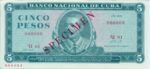 Cuba, 5 Peso, CS-0010