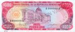 Dominican Republic, 1,000 Peso Oro, P-0124s2