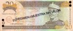 Dominican Republic, 20 Peso Oro, P-0169s