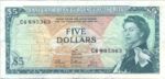East Caribbean States, 5 Dollar, P-0014e Sign.6