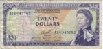 East Caribbean States, 20 Dollar, P-0015g Sign.10
