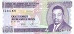 Burundi, 100 Franc, P-0037a