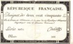 France, 250 Livre, A-0075