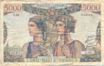 France, 5,000 Franc, P-0131b