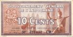 French Indochina, 10 Cent, P-0085d