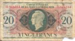Guadeloupe, 20 Franc, P-0028a