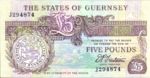 Guernsey, 5 Pound, P-0053b