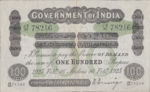 India, 100 Rupee, A-0017m