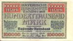 German States, 100,000 Mark, S-0928
