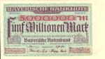 German States, 5,000,000 Mark, S-0932