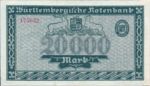 German States, 20,000 Mark, S-0983